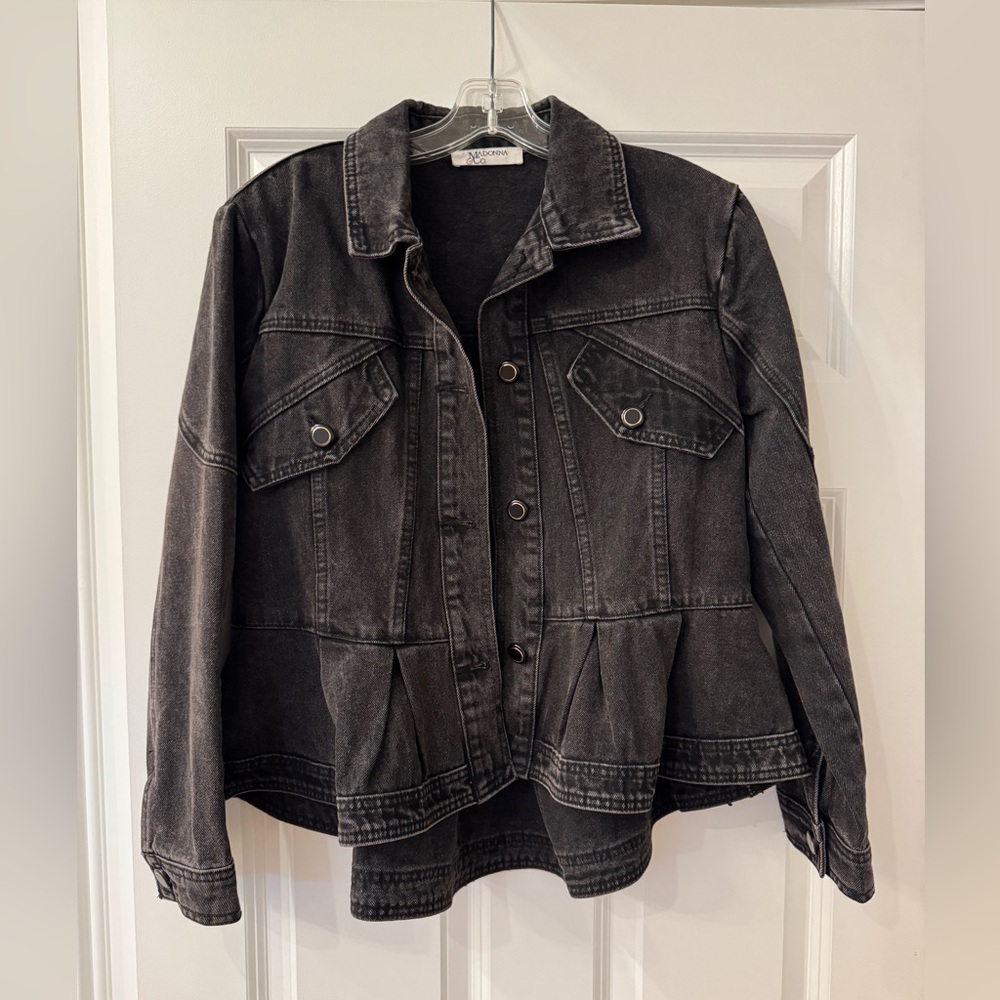 Madonna & Co Black Denim Jacket